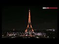 Eiffel Tower lights turned off for Charlie Hebdo attack victims - BBC News