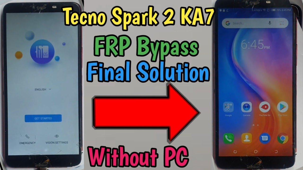 Tecno Spark 2 KA7 Frp Bypass Without Pc Unlock Google Tecno Spark 2 KA7 Frp Bypass Without Pc Unlock Google