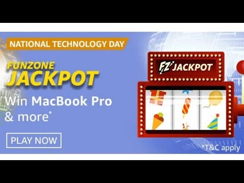 Amazon National Technology Day Funzone Jackpot Quiz | అమెజాన్ డైలీ క్విజ్ సమాధానాలు