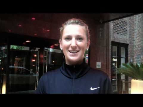 Victoria Azarenka: Red Carpet， Backstage and On Court in NYC