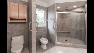 Large Walk-in Shower Replaces Outdated Tub & Smaller Shower // Before & After Bathroom Remodel