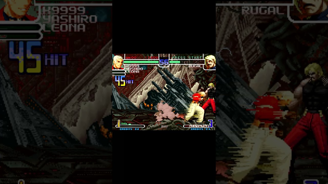 K9999, Yashiro & Leona vs Rugal – Kof 2002 Hack K9999, Yashiro & Leona vs Rugal – Kof 2002 Hack