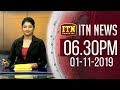 ITN News 6.30 PM 01-11-2019