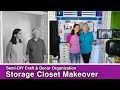 Craft and Decor Organization Closet Makeover