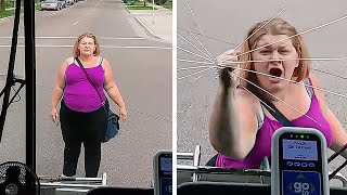 Karen Smashes Bus Window After This..