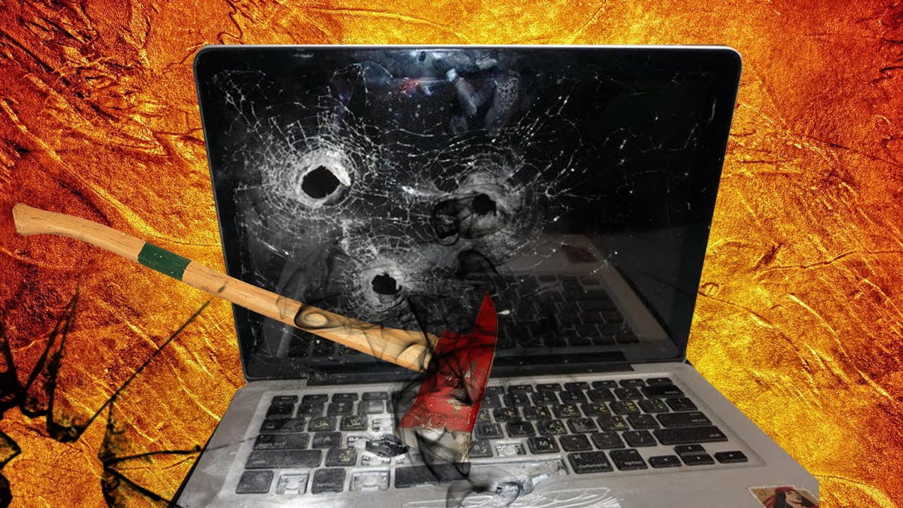 Destroy the laptops image