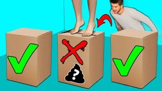 Dont Jump Into The Wrong Mystery Box Challenge Dont Jump Into The Wrong Mystery Box Challenge