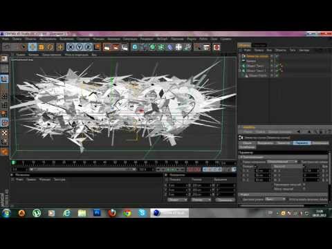 текст в cinema 4D.avi на tubethe.com