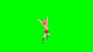 Chroma Key Running Satania Gabriel Dropout - Green Screen