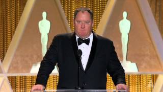 John Lasseter honors Hayao Miyazaki at the 2014 Governors Awards