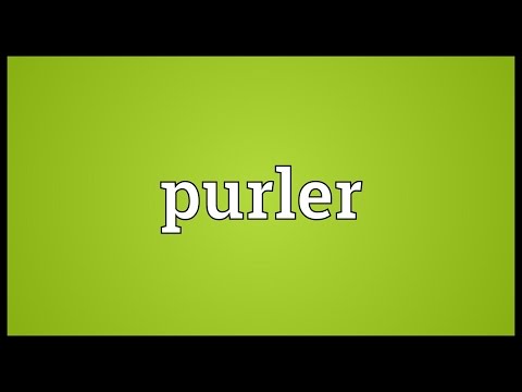 Header of purler