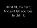 Adele - Set Fire To The Rain LYRICS!