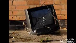 CRT TV Smash Compilation