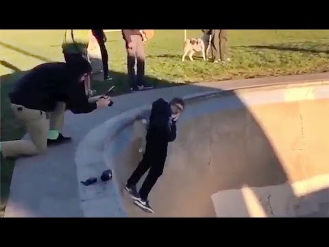 INSTABLAST! - DEEP END Coffin Roll In!! Fs Feeble 19 Rail! GIANT KICKFLIP!!!