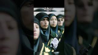 Iranian women before and after the revolution. #iranprotests #iran #history #edu
