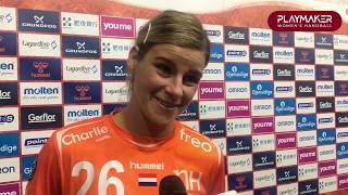 Angela Malestein, tras el triunfo de Países Bajos ante Rusia - Japón 2019