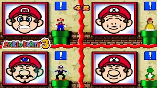 Mario Party 3 All Mini Games Challenge (Mario Daisy Waluigi Yoshi)