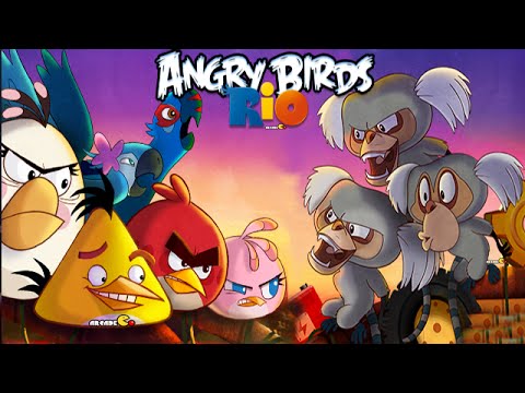 Angry Birds Rio: Timber Tumble Level 46 3Stars 