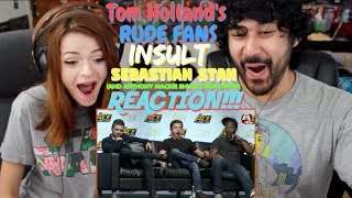 TOM HOLLAND'S Rude Fans INSULT SEBASTIAN STAN & ANTHONY MACKIE Shuts Them Down REACTION!!!