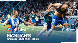 ⚽️ RESUM | Espanyol 3-3 Atlético de Madrid | #LaLigaHighlights