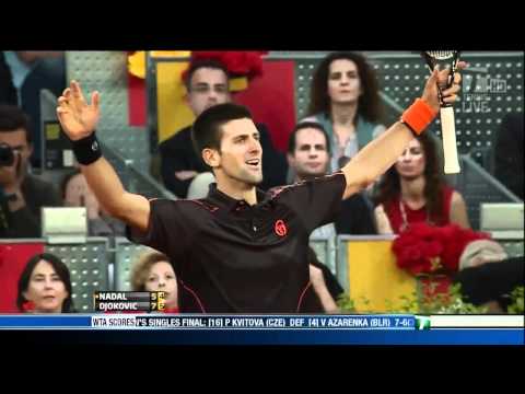 Novak ジョコビッチ Defeats The King Of Clay（ナダル）In Spain To Remain Undefeated（32 straight） In 2011