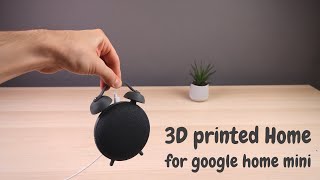 3D Printed Home For Google Home Mini Old Clock From Thingiverse