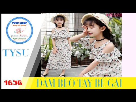 Hướng dẫn cắt May tysushop 1636 Áo Đầm Bé Gái