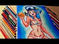DIBUJANDO A BULMA SEXY SPEED DRAWING FER ART