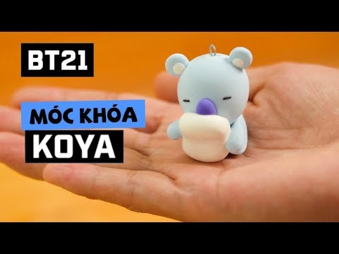 Làm Móc Khóa BT21 KOYA Từ Đất Nặn DIY BT21 | Handi Work