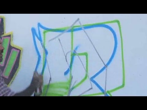 How to Draw Graffiti Letters of the Alphabet B