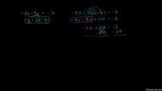 Denklem Sistemlerini Yerine Koyma Yöntemiyle Çözme -3X-4Y-2 & Y2X-5 Cebir