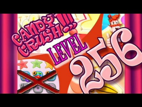 How to beat Candy Crush Saga Level 256 - 3 Stars - No Boosters - 83