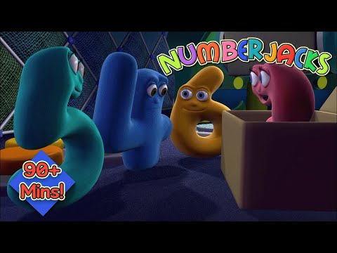 Shapes Everywhere! ๐ Numberjacks MARATHON | 90+ Mins Shapes Everywhere! ๐ Numberjacks MARATHON | 90+ Mins