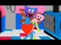 Kissy Missy got stuck and Haggy Waggy helped her || Poppy Playtime Animations