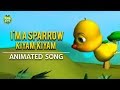 I'm A Sparrow Kiyam Kiyam - English Animated Song  For Kids