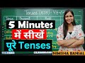 5 Minutes में सीखें पूरे TENSES | TENSES IN ENGLISH GRAMMAR | NIMISHA BANSAL |
