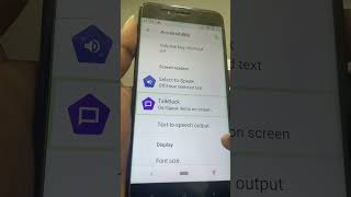 Mi A1 Old Turn Off Talkback