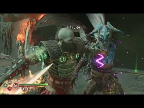 God of War Ragnarök | 99 Enemies Trial - Muspelheim (GMNM Difficulty)