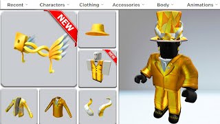 HOW TO GET THESE 7 NEW FREE GOLDEN ITEMS IN ROBLOX ! 🤑 (PANTS INCLUDED)