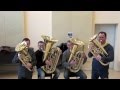 Miraphone Tuba Quartett  happy birthday