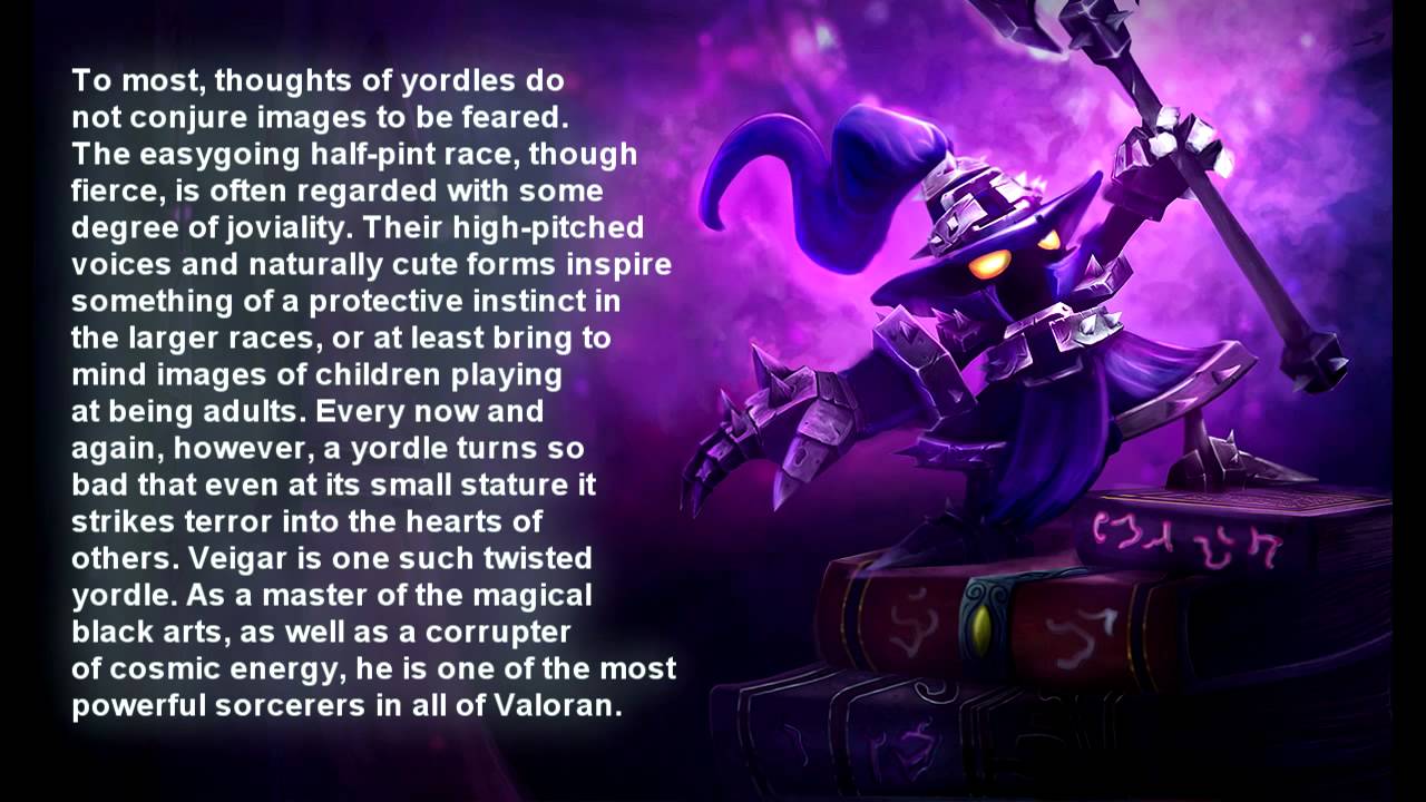 The Story Of Veigar ''Lore'' League Of Legends - YouTube