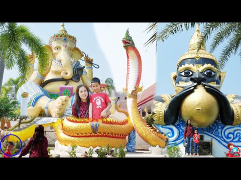 น้องบีม | วิ่งขึ้นภูเขาไหว้พระทำบุญ เที่ยวกาญจนบุรี วัดเขาสูงแจ่มฟ้า