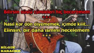 Bilal Sonses & Bengü - İçimden Gelmiyor (Karaoke) Türkçe