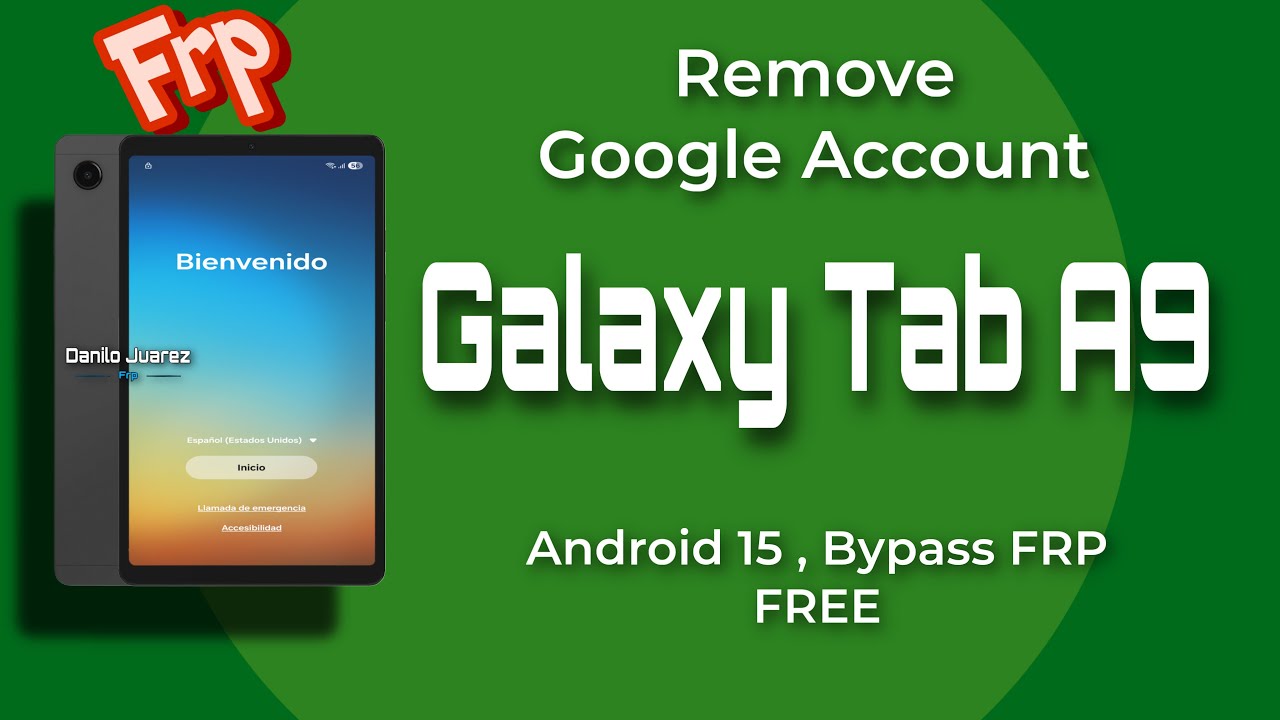 Remove Google Account Samsung TAB A9 Android 15 Bypass Remove Google Account Samsung TAB A9 Android 15 Bypass