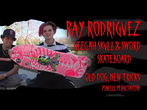 'Old Dog, New Tricks' - GeeGah Skull & Sword Skateboard