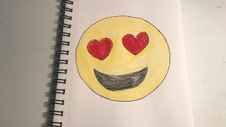 Heart Eyed Emoji | Speed Art