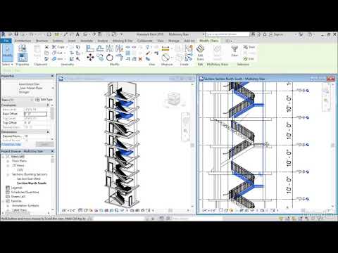 Multistory stairs | Revit 2018: New Features for Architecture from LinkedIn Learning