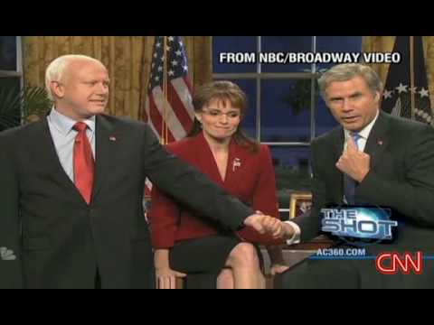 SNL Tina Fey Sarah Palin McCain Bush Iowa New Hampshire Florida Earth Quake 