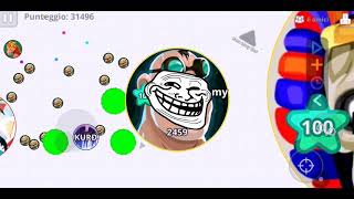 Funny moments and fails on agario mobile\road to 200 subs come on!!😘🇮🇹