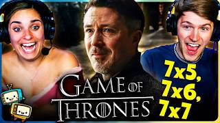 Game Of Thrones 7X5, 7X6 & 7X7 Reaction Season Finale First Time Watch